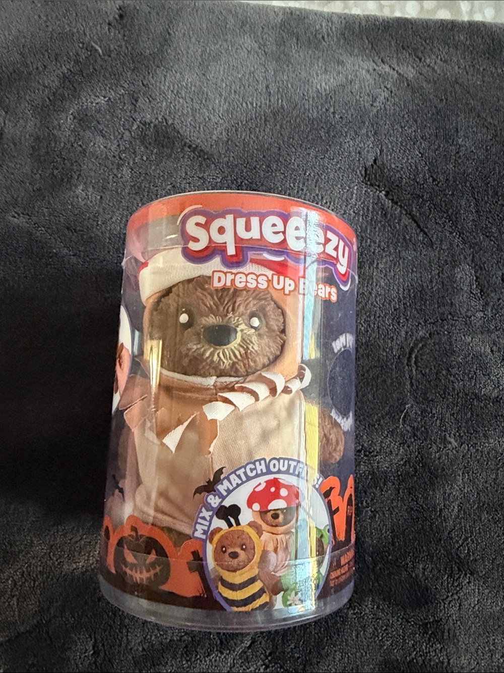 Toymendous dress up squeezy bear Halloween mushroom costume authentic Target